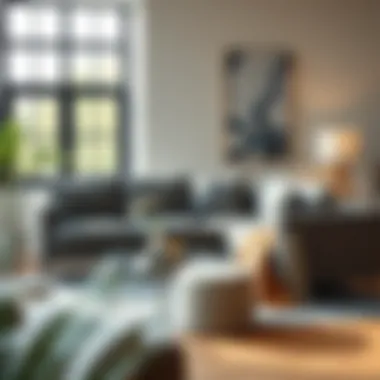 Chic sectional sofa offering comfort and style on a budget