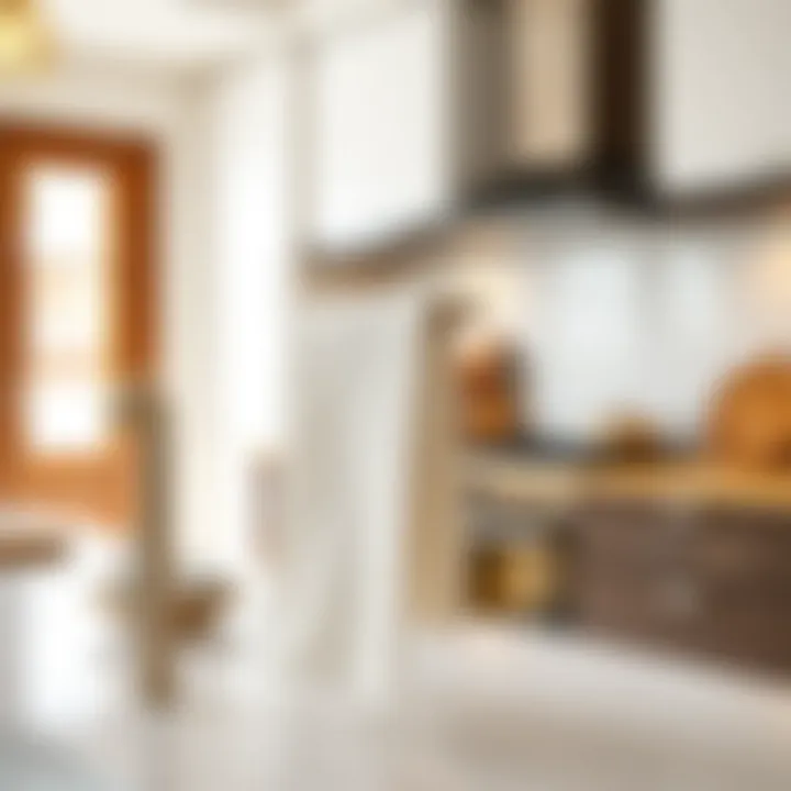 Versatile Towel Holder Enhancing Kitchen Utility Versatile towel holder showcased in a contemporary kitchen environment.