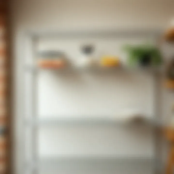 Aesthetic appeal of wire shelves in interior design