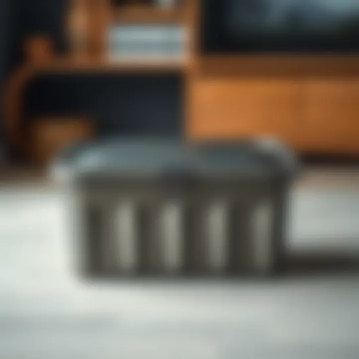 Durable Metal Storage Solution Durable metal storage container with a secure lid