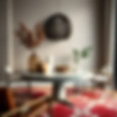 Aesthetic Harmony: Integrating Decor with Function Aesthetic arrangement of a 3 feet high table with decorative elements