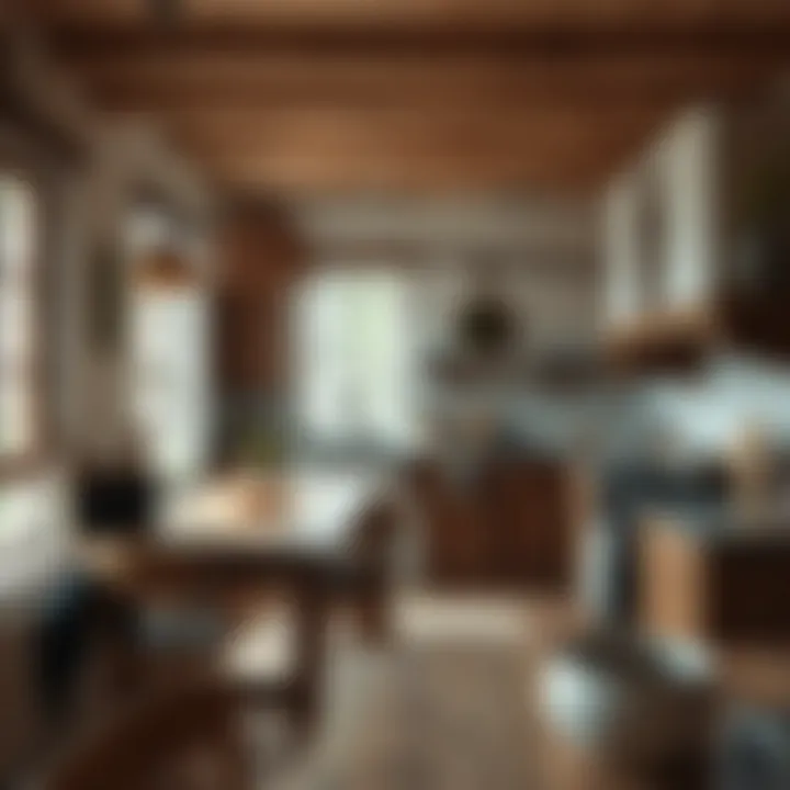 Charming Rustic Kitchen Atmosphere Cozy kitchen featuring rustic elements and warm colors