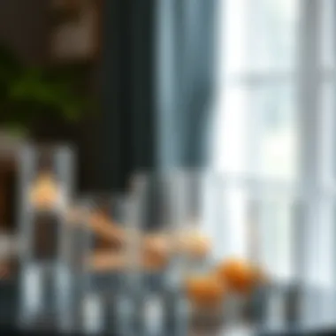 A collection of high-quality glass cylinder candle holders in various sizes