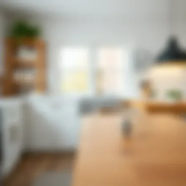 Stylish two-screw cabinet knobs in modern kitchen