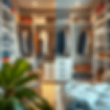 Transformative Closet Makeover: Before and After Before and after of a transformed closet space