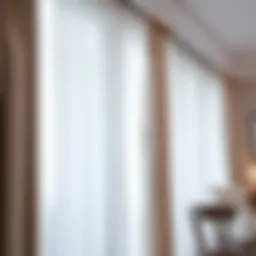 Elegant curtain rod suitable for long windows