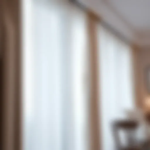 Elegant curtain rod suitable for long windows