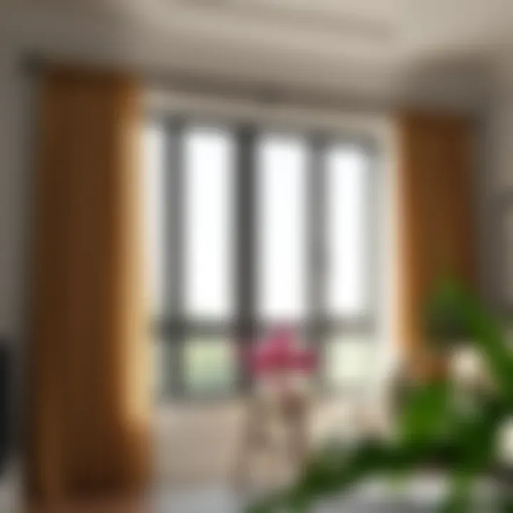 Modern materials for curtain rods with extended length