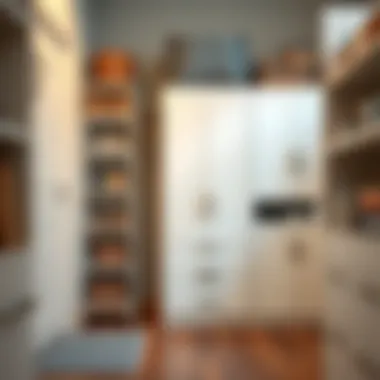 Functional Organization with Storage Solutions Organized space showcasing the functionality of storage cabinets