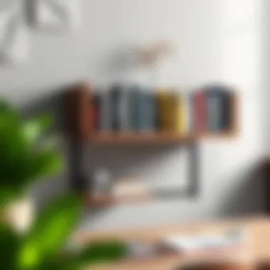 Personalizing Your Floating Desk Bookshelf Customization options for floating desk bookshelves with various colors and materials