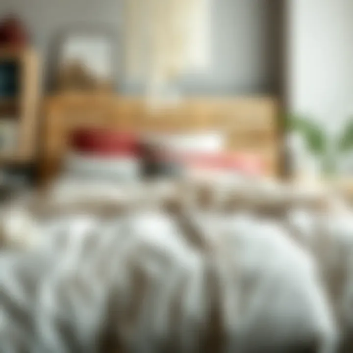 Understanding the Materials of Comforter Sets Diverse materials used in full size bed comforter sets on display