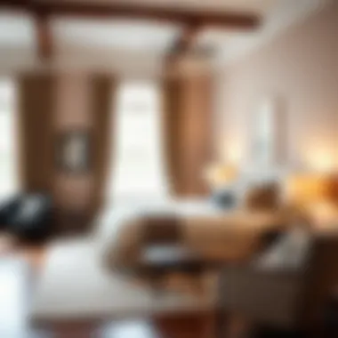 Cozy bedroom featuring stylish and functional furniture