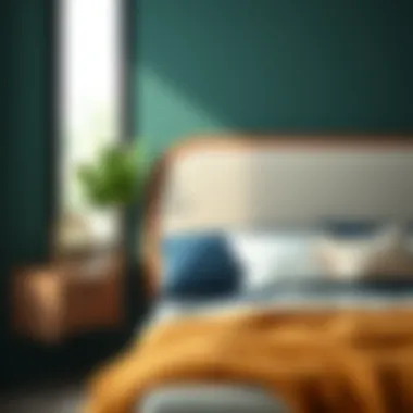 Chic Headboard Crafted from Sustainable Materials Sustainable materials used in a chic headboard with storage