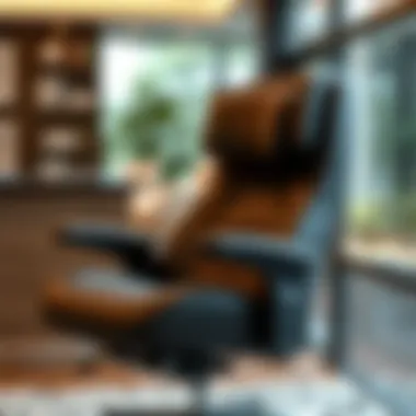 Ergonomic Features of High Back Swivel Chairs Close-up of ergonomic features on a high back swivel chair