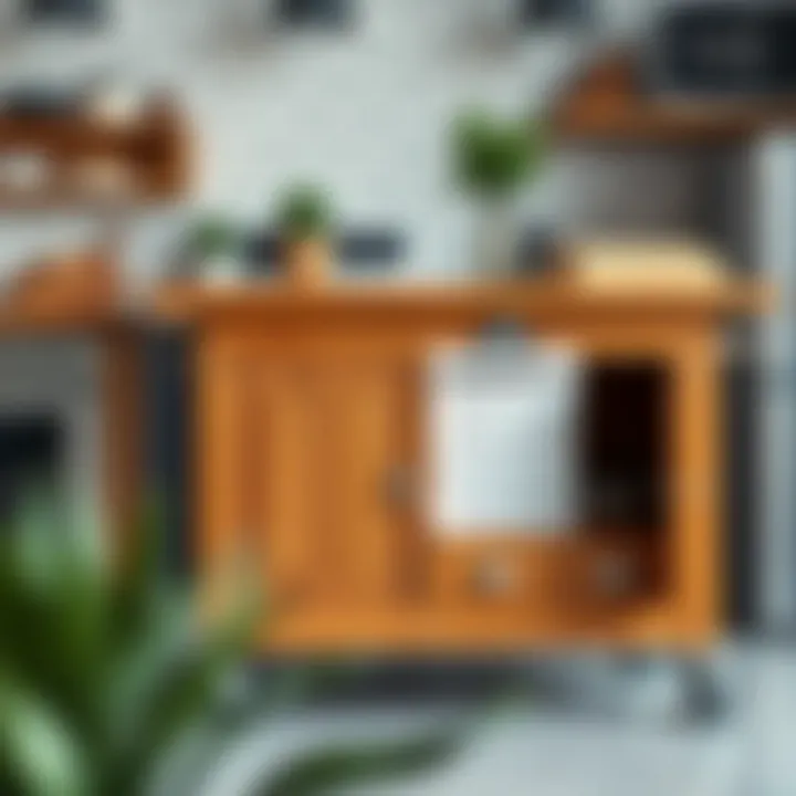 Maintenance Tips for Kitchen Island Maintenance tips displayed alongside an industrial kitchen island