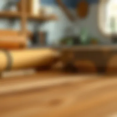 Close-up of Materials Close-up of materials used in an industrial kitchen island