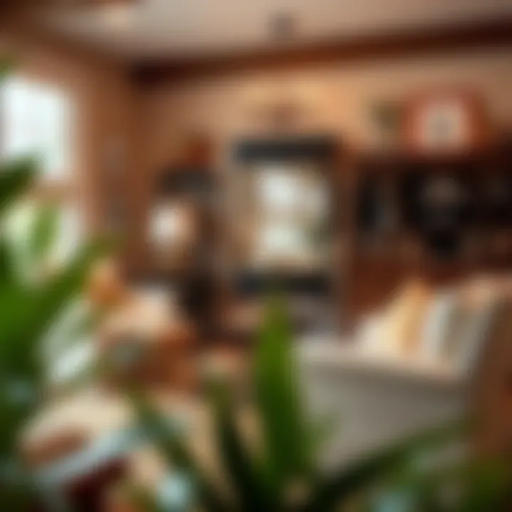 A cozy living room featuring lounge chairs with slipcovers