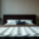 Luxurious king size mattress showcasing premium materials