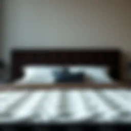 Luxurious king size mattress showcasing premium materials