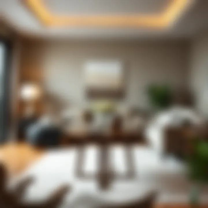 Elevated Table Enhancing Cozy Living Room Ambiance Charming 20-inch high table featured in a cozy living room