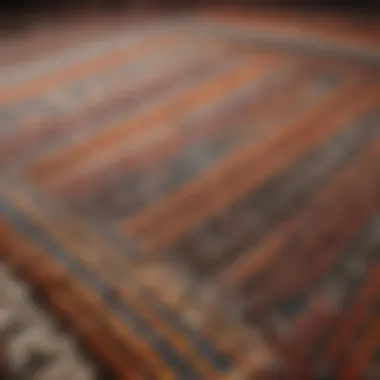 Diverse rug textures and materials displayed