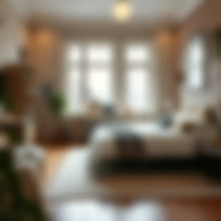 Cozy Scandinavian bedroom with earthy tones