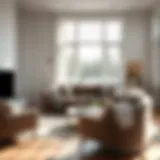 Minimalist Scandinavian Living Room Minimalist Scandinavian living room with natural light