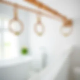 Elegant design of 3 inch shower curtain rings showcasing various styles