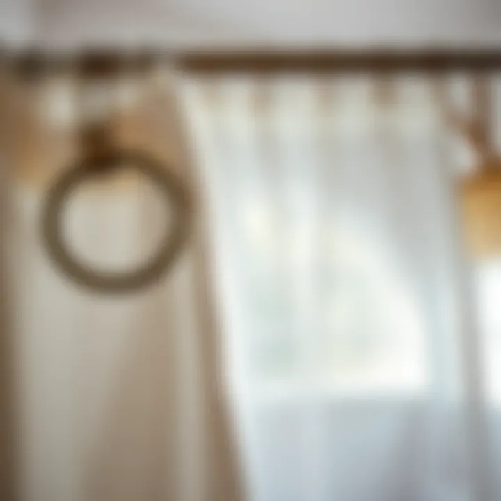 Maintenance tips for maintaining longevity of shower curtain rings