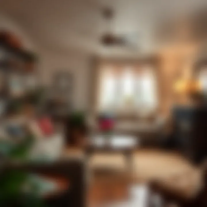 Cozy nook featuring small lots furniture arrangements