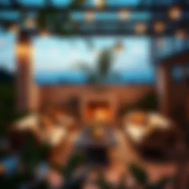 Cozy Outdoor Living Space Showcasing Versatility Cozy outdoor living space showcasing versatility