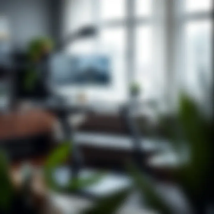 Ergonomic features of a standing desk promoting health and productivity