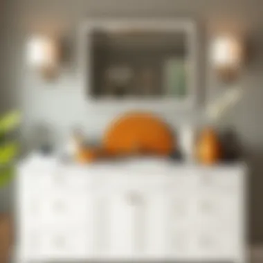 Stylish Accessories Complementing Madison 72 Vanity Stylish accessories paired with the Madison 72 vanity for enhanced decor