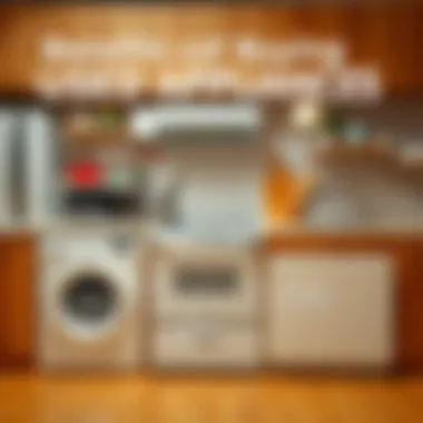 Benefits of Buying Used Appliances An infographic illustrating the benefits of buying used kitchen appliances