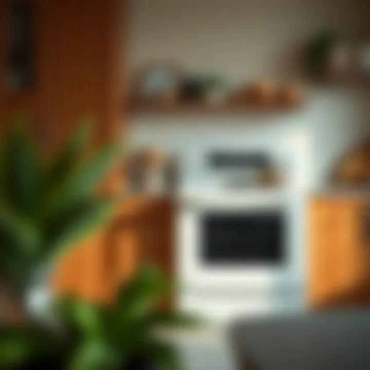 Stylish Refurbished Appliance Stylish refurbished kitchen appliance in a modern setting