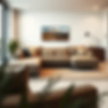 Elegant Sliding Sofa in Modern Living Room Elegant sliding sofa in a contemporary living room setting