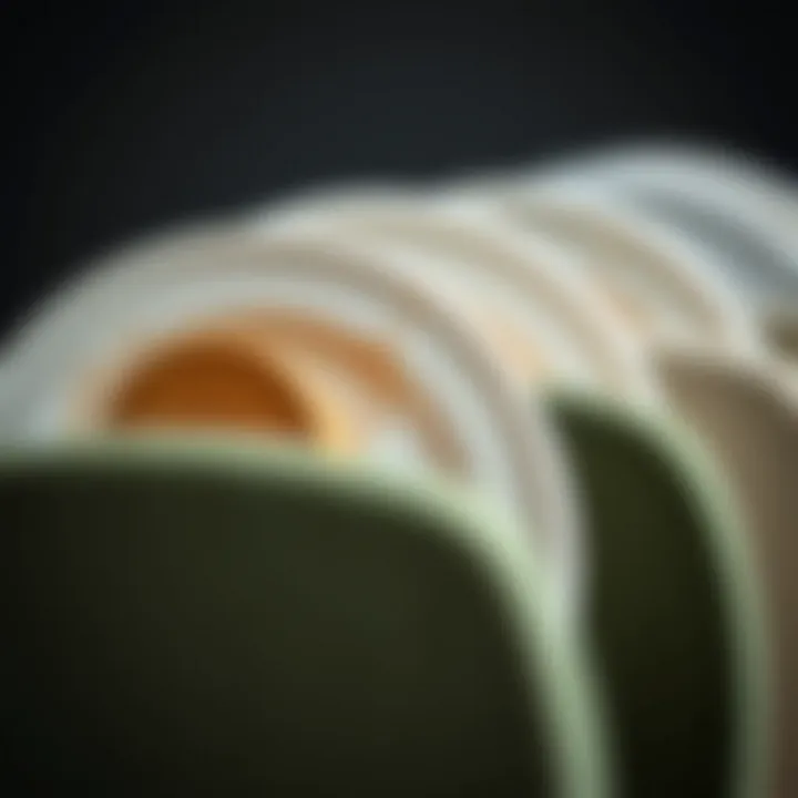 Materials and Textures in Contemporary Design Close-up view of materials used in adjustable plate holders