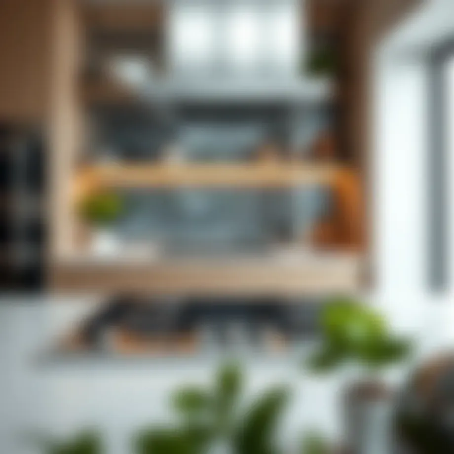 Elegant design of a stainless steel gas cooktop in a modern kitchen