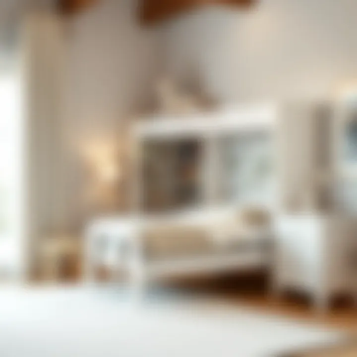 Children's Room with Practical Bookcase Headboard A cozy children's room featuring a white twin captains bed with a practical bookcase headboard for easy access to books