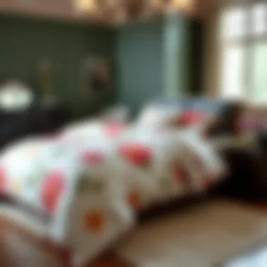 Elegant Floral Design Comforter Set Elegant floral design comforter set