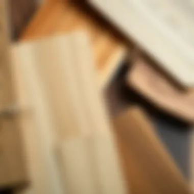 Wood Samples and Textures Close-up view of various wood samples demonstrating texture and finish