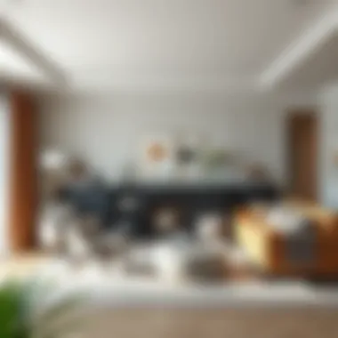 Elegant Color Schemes for Living Rooms An elegant living space featuring a harmonious color palette and stylish decor elements.