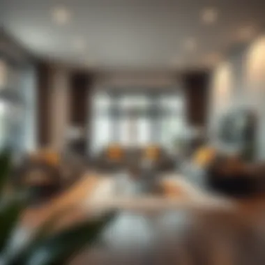 Functional Layout for Modern Living Spaces A multi-functional living room layout that maximizes space while maintaining aesthetic appeal.