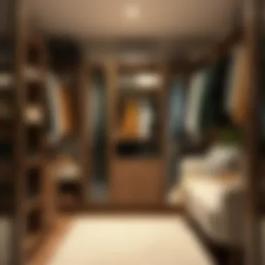 Aesthetic Appeal of Organization Aesthetic appeal of organized closet spaces