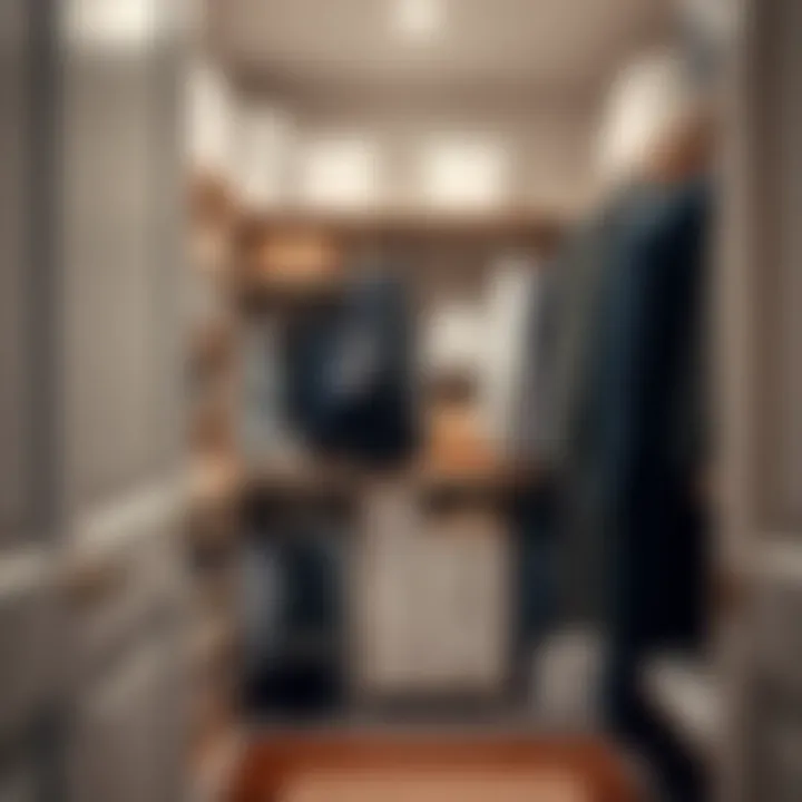 Functional Storage Solutions Functional storage solutions in a master closet