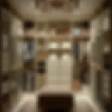 Elegant Closet Organization Elegant master closet design showcasing organizer kits