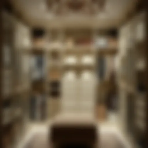 Elegant Closet Organization Elegant master closet design showcasing organizer kits