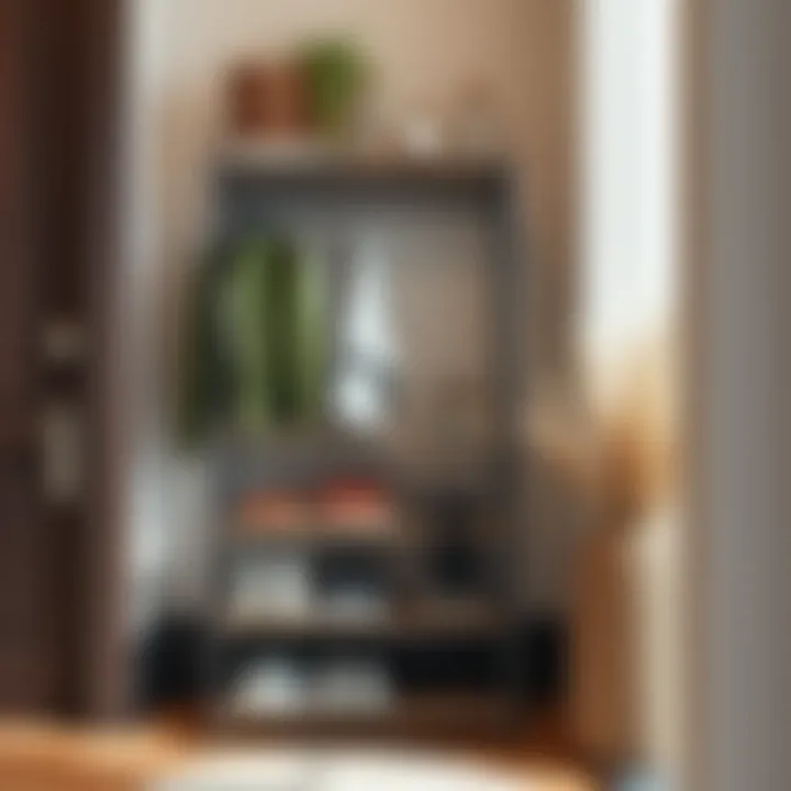 Compact shoe rack designed for small spaces