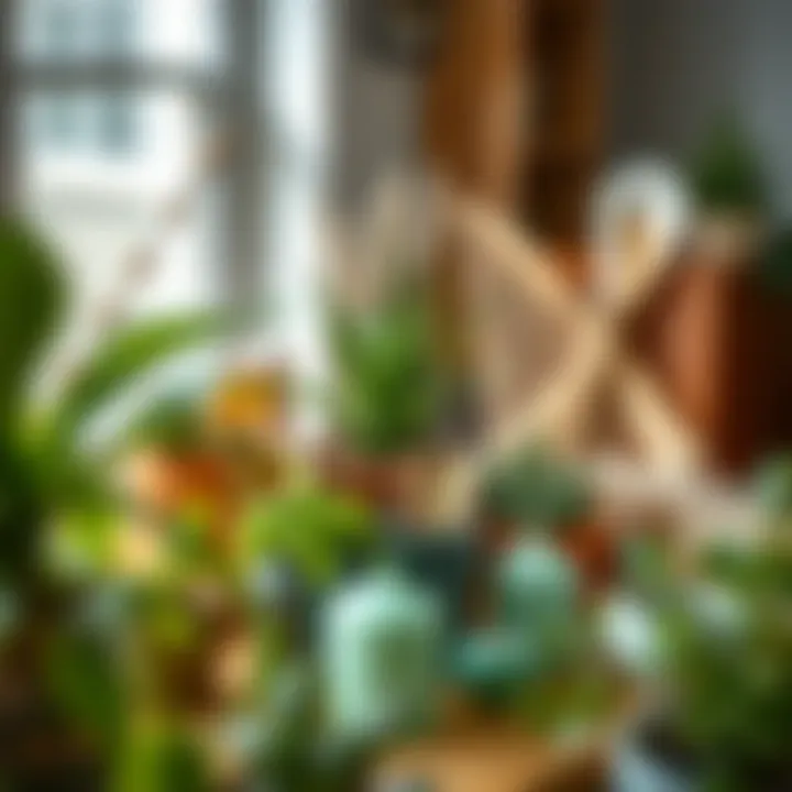 Sustainable Plant Gifts for Eco-Conscious Lovers An assortment of eco-friendly plant accessories such as biodegradable pots and organic fertilizers