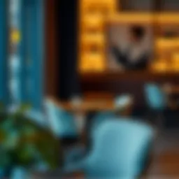 Elegant cafe chair showcasing modern design